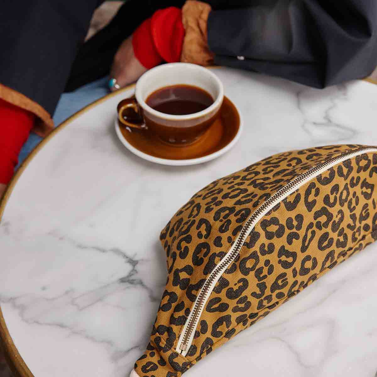 Gürteltasche Banana Leopard - Caramel