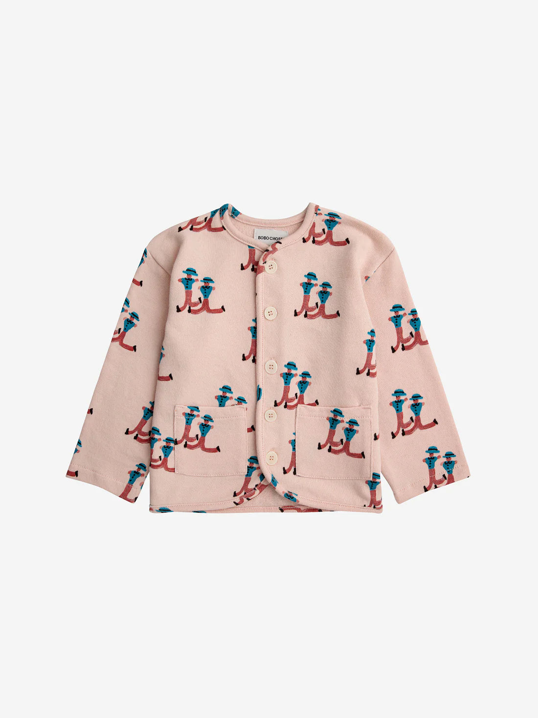 Baby Dancing Giants All Over Buttoned Sweatshirt