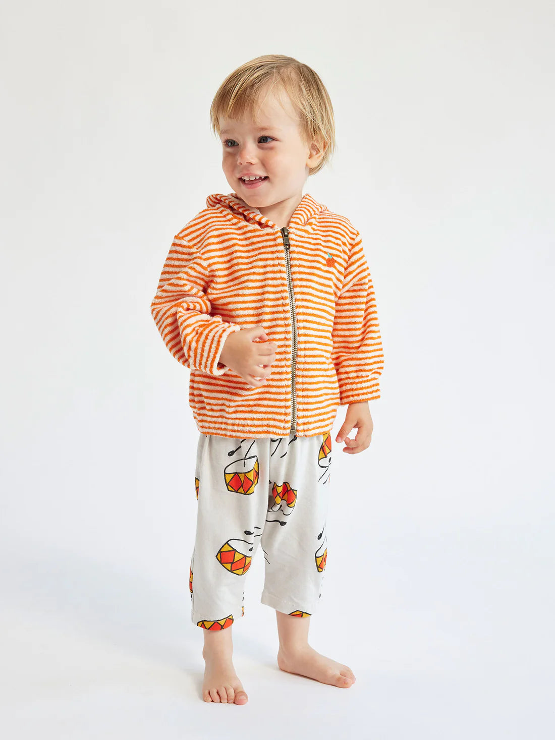 Baby Play The Drum All Over Print Jersey Pants