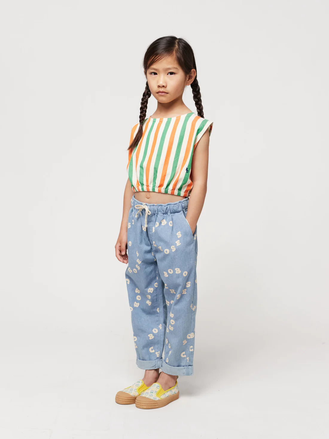 Bobo Choses Circle All Over Denim Pants