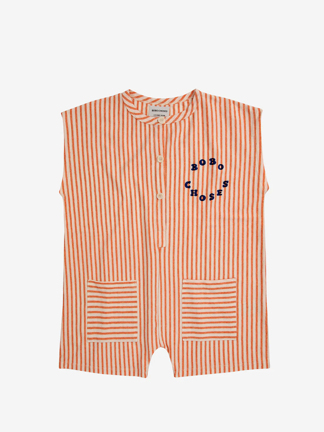 Bobo Choses Circle Vertical Stripe Playsuit