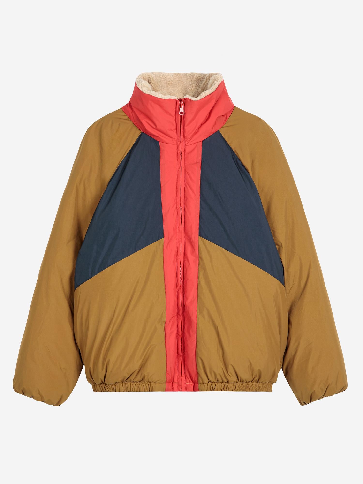 Color Block Padded Puffer