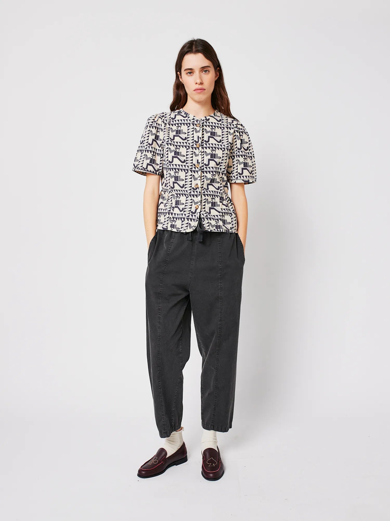 Cocoon Pants - Dark Grey