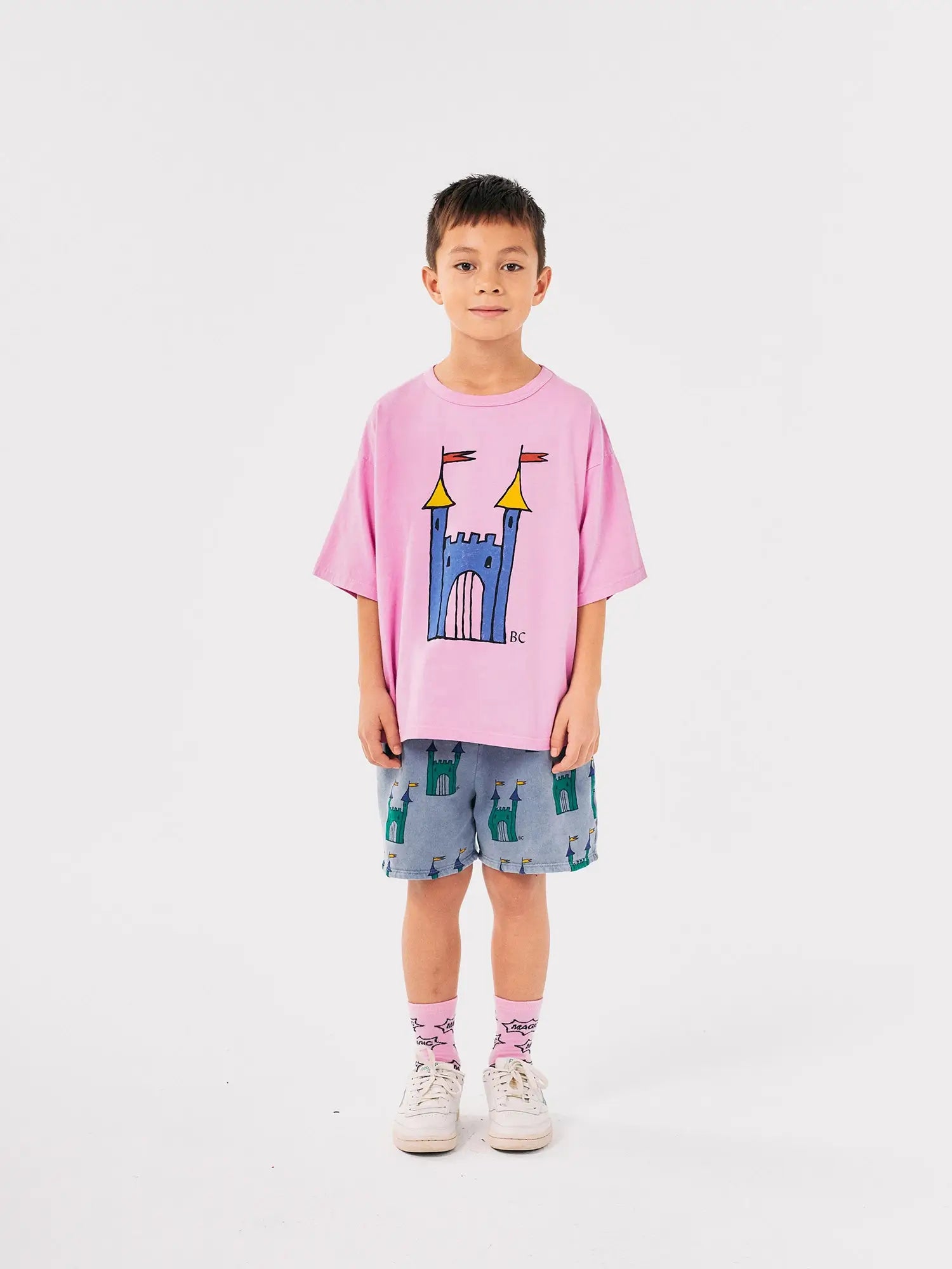 Faraway Castle All Over Bermuda Shorts