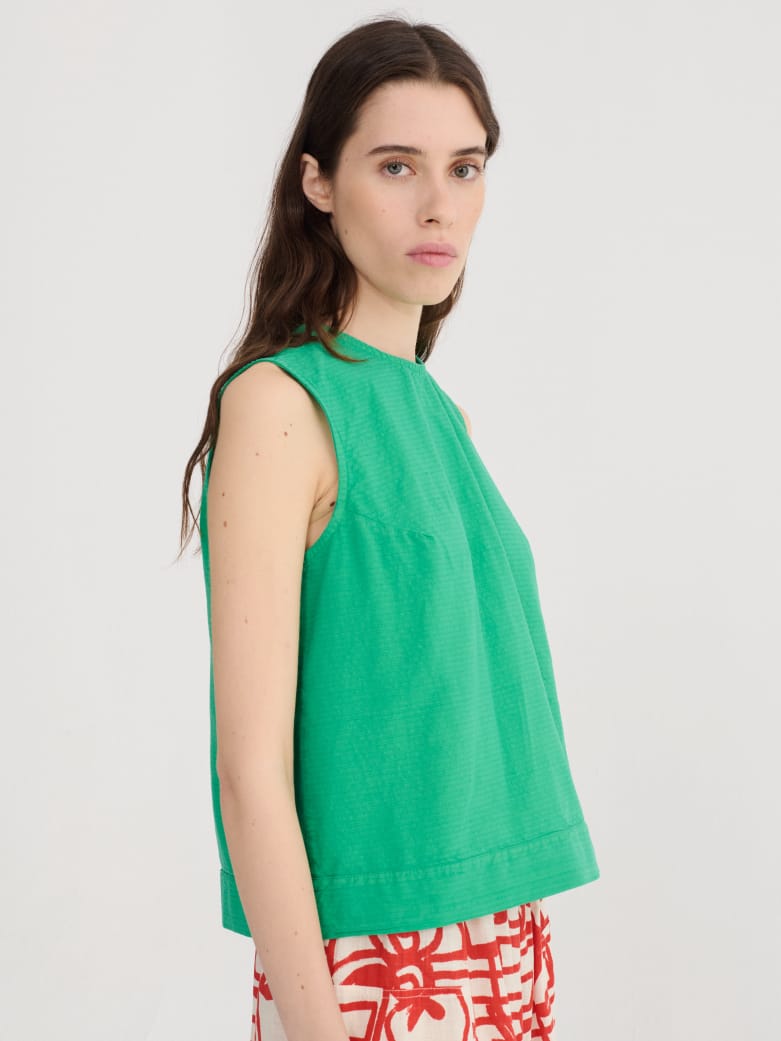 Recycled Cotton Top - Green