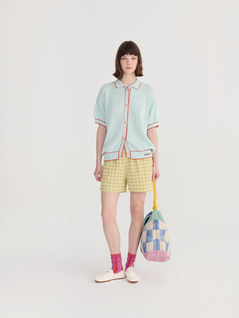 Bambula Crep Shorts - Spicy Window