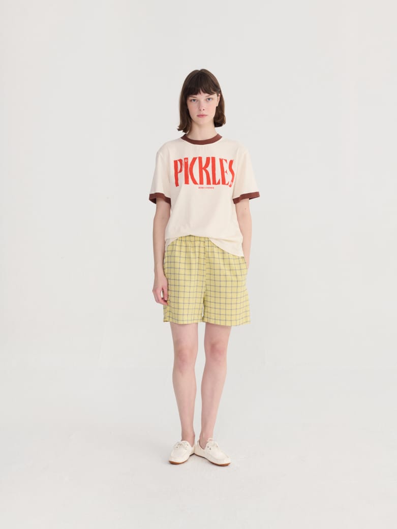 Bambula Crep Shorts - Spicy Window