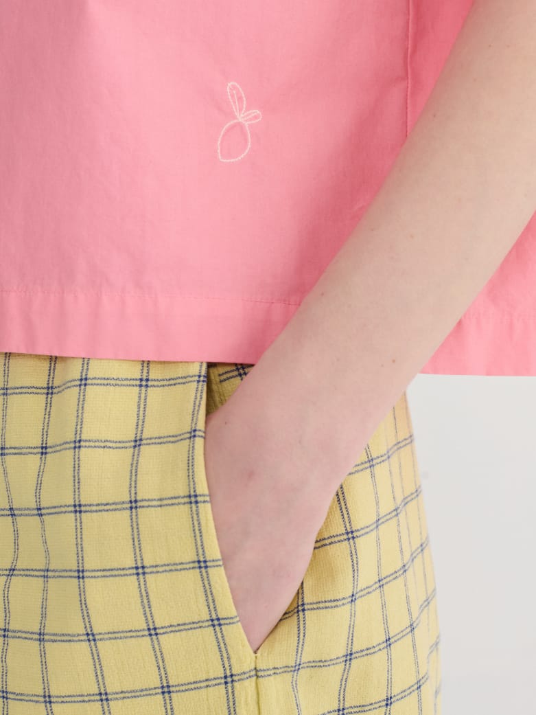 Bambula Crep Shorts - Spicy Window