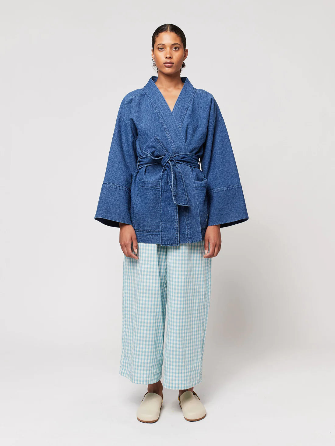 Structured Cotton Kimono