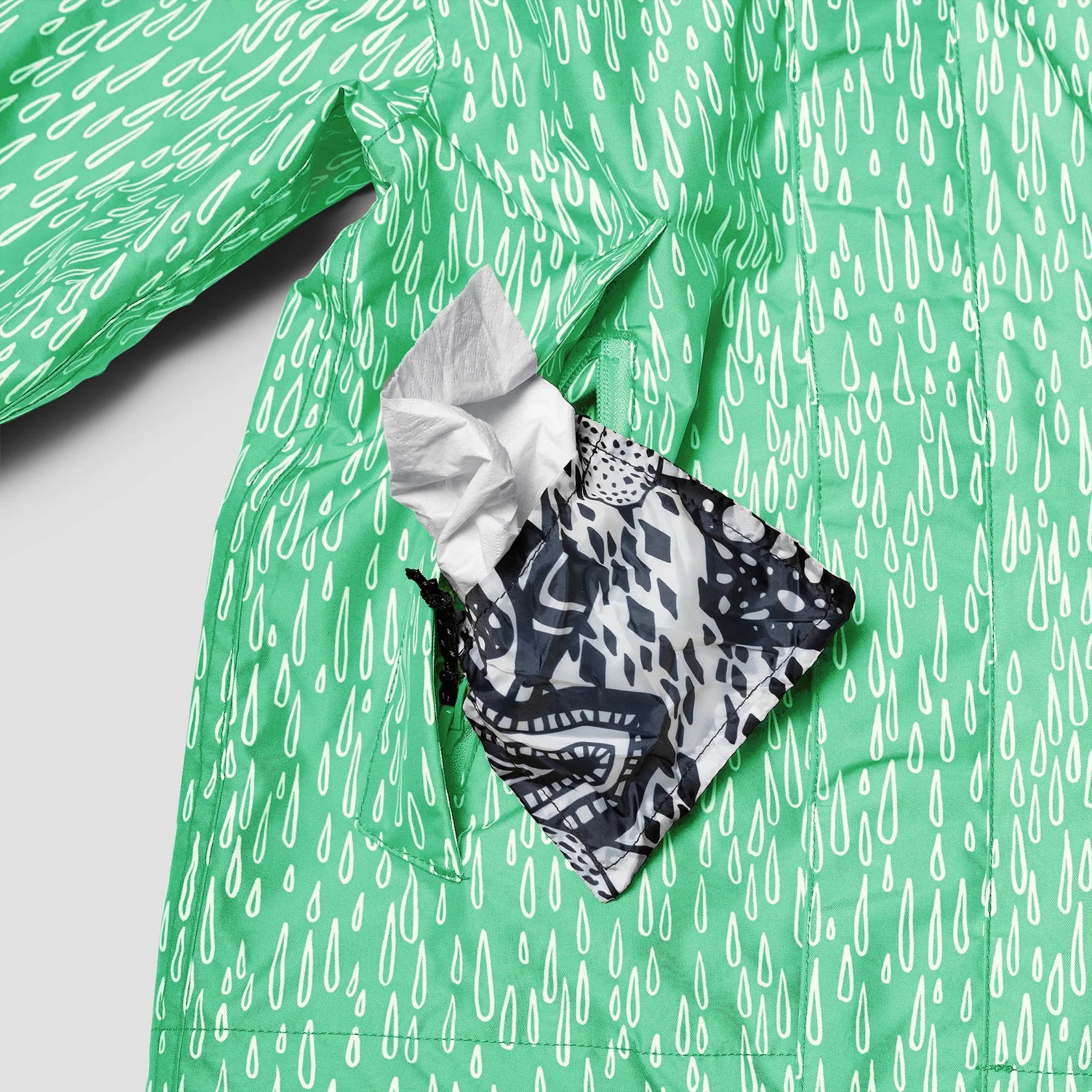 Chip Rain Jacket - Twine