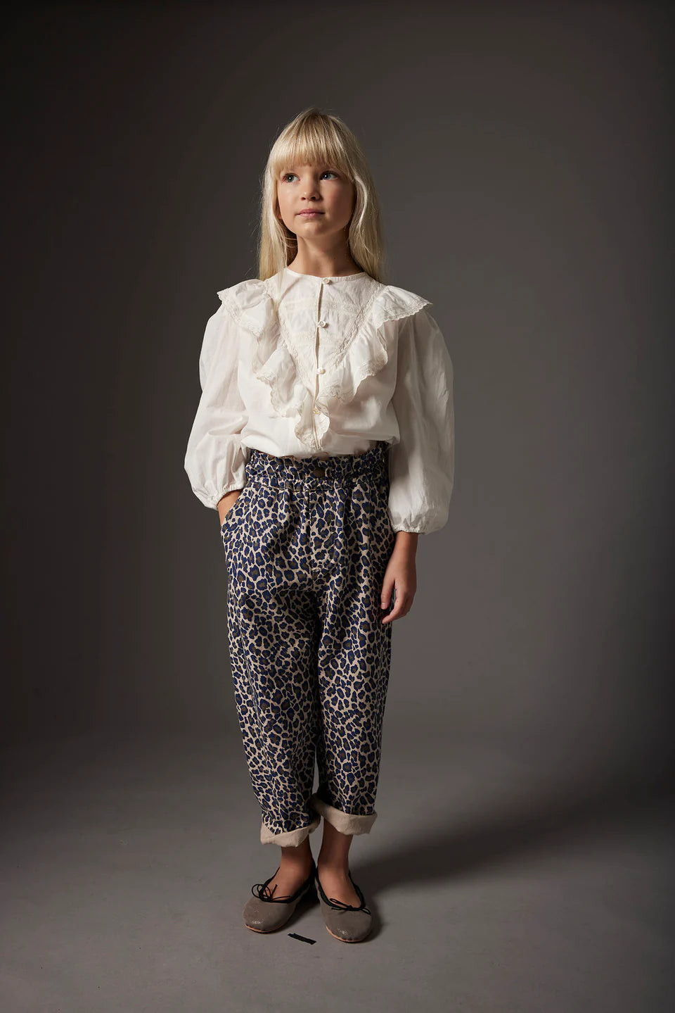 Pants - Stone Animal Print