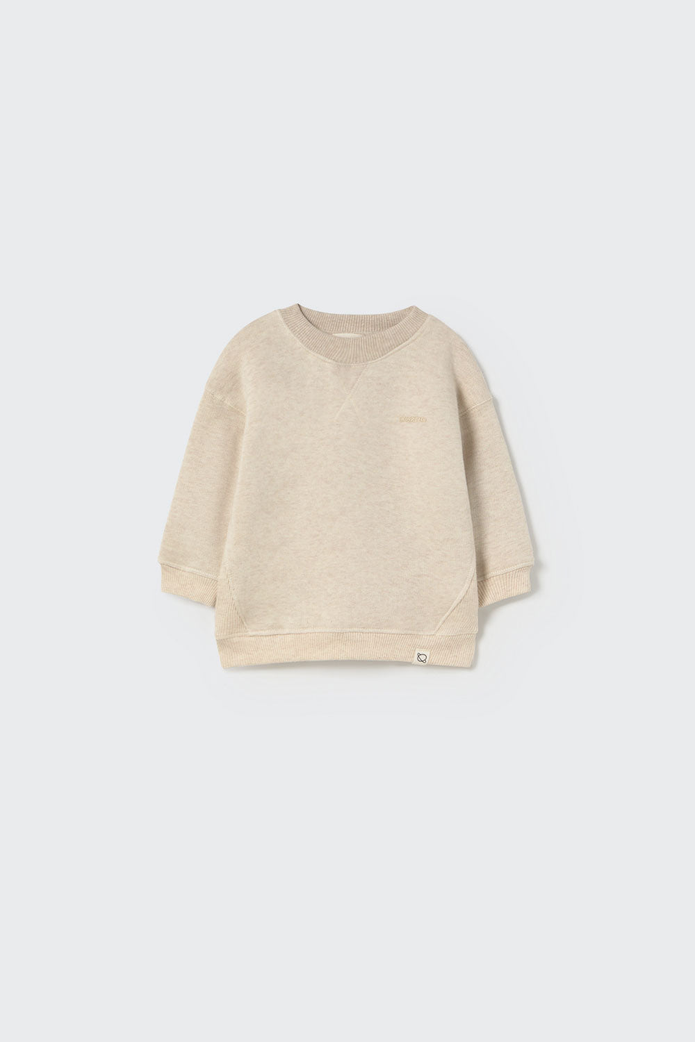Baby Sweater - Stone Melange