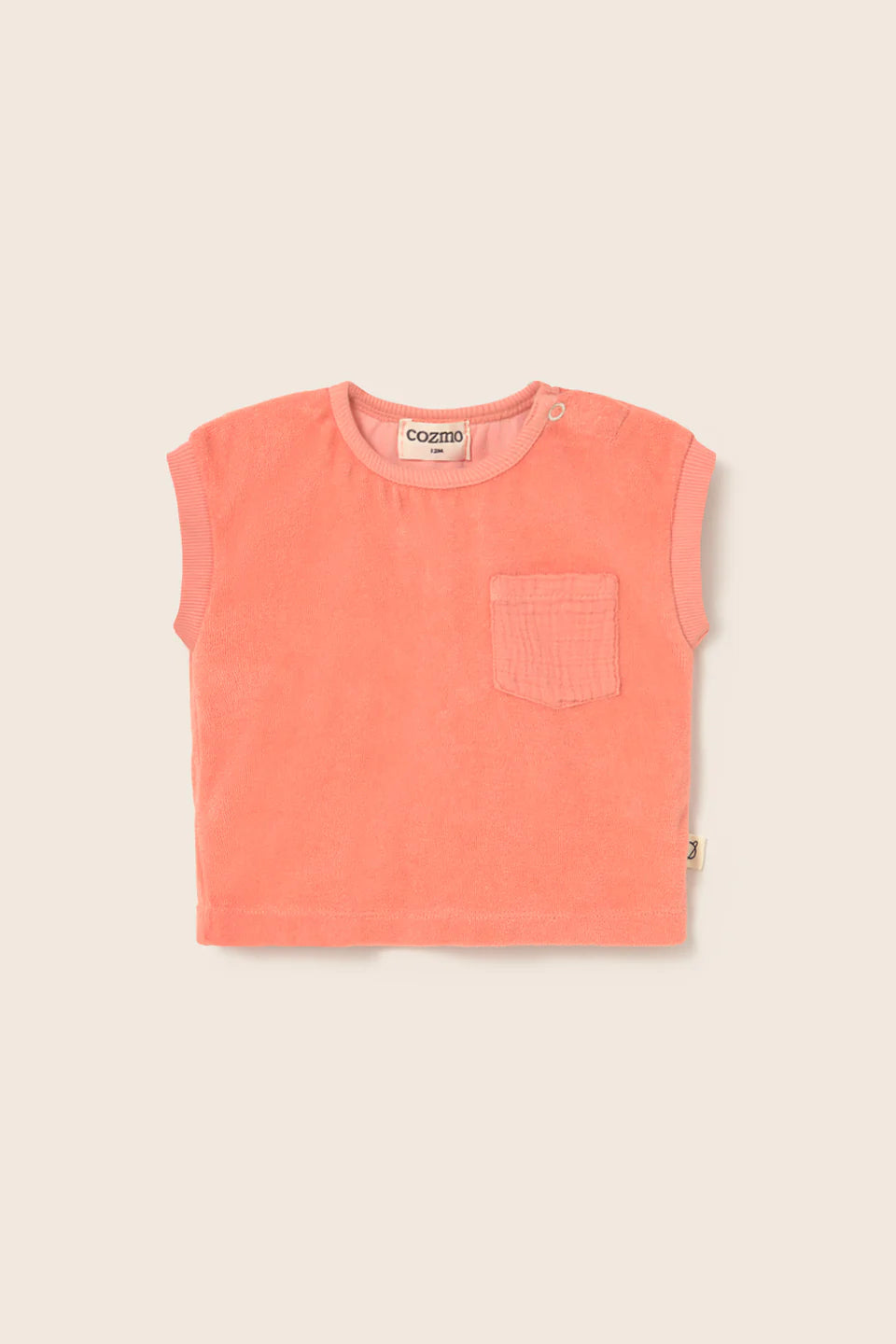 Gage Terry Top - Rose