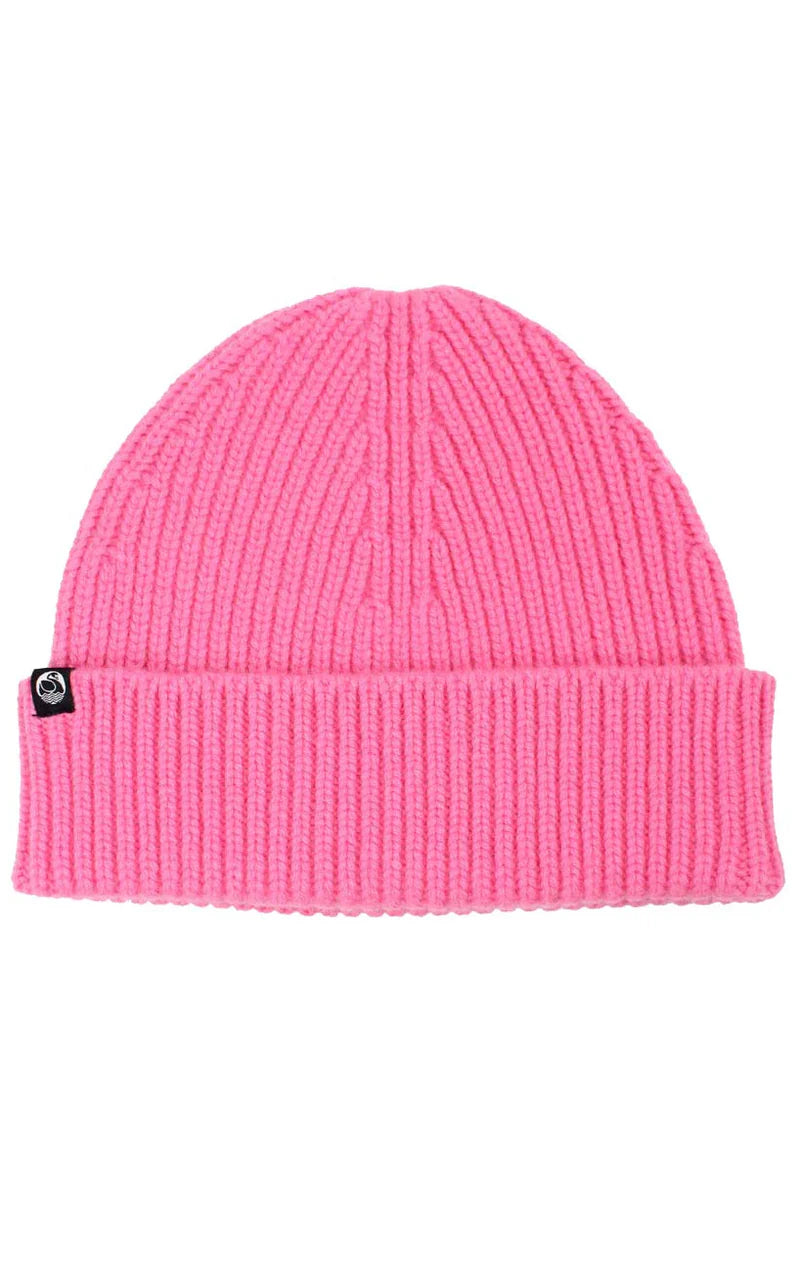 Merino Beanie - Spicy Pink - OS