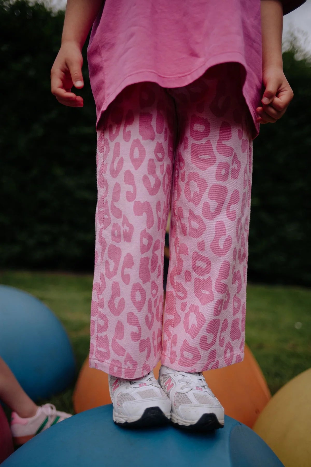 Bubble Blush Leopard Jeans