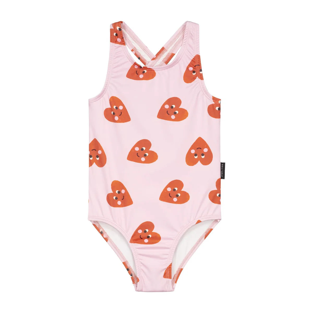 Patty Heart Swim Suit Pink