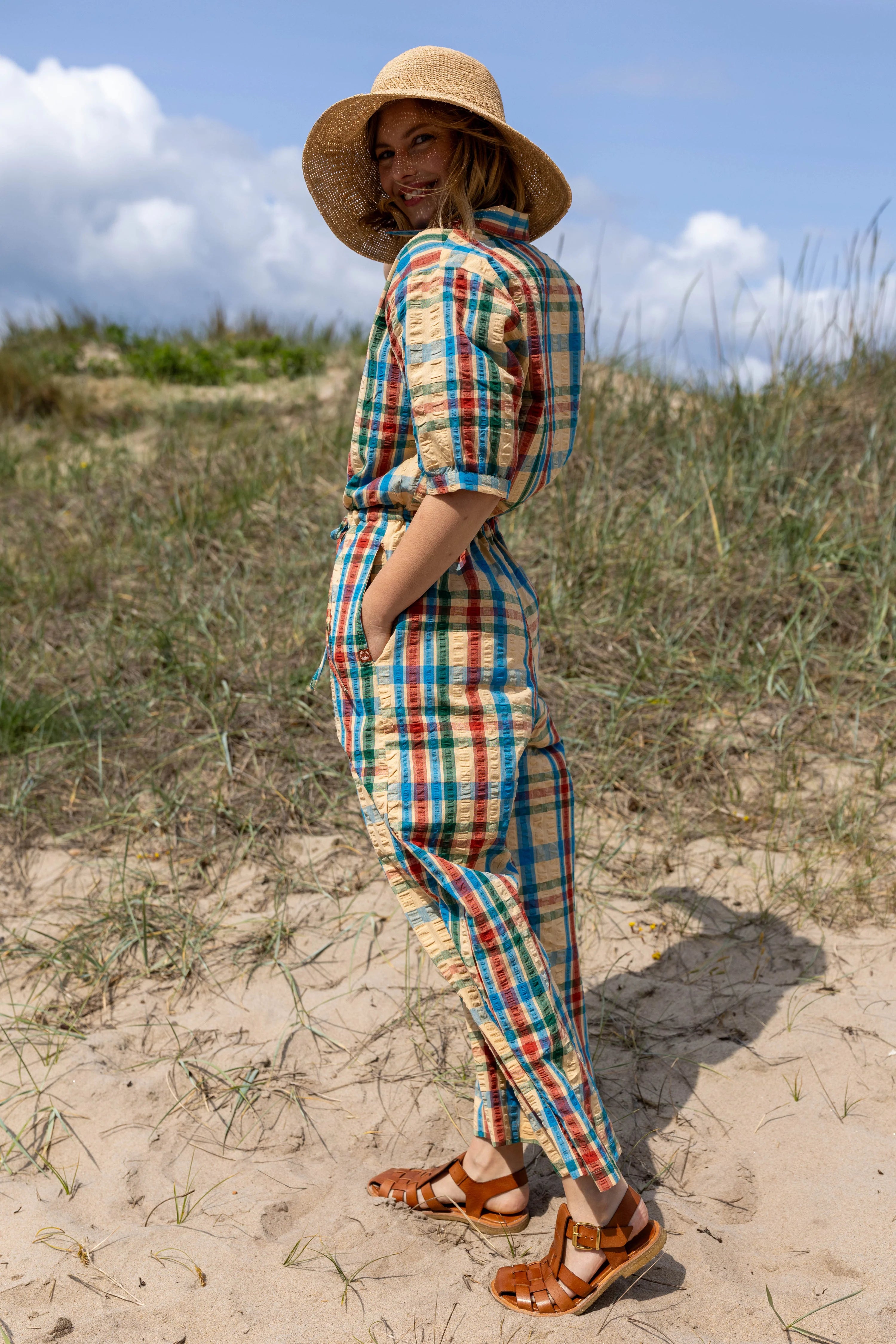 Danefruit Jumpsuit - Check