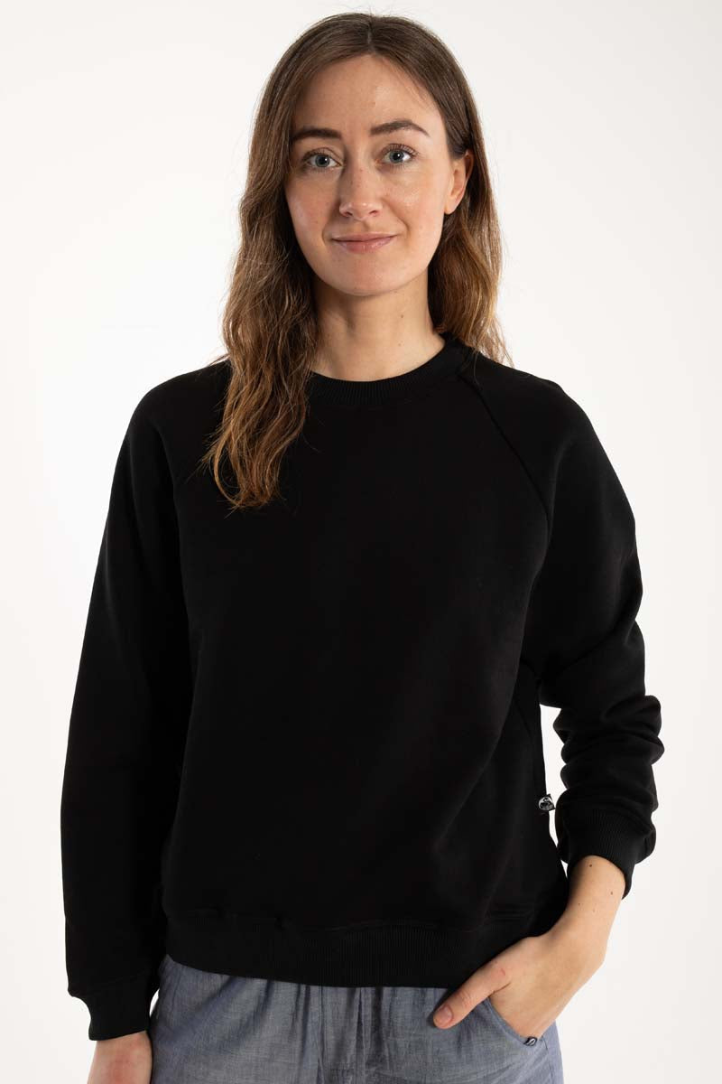 Mama Moleton Sweat - Black