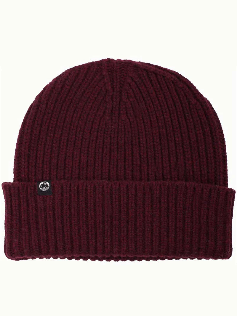 Merino Beanie - Bordeaux - OS