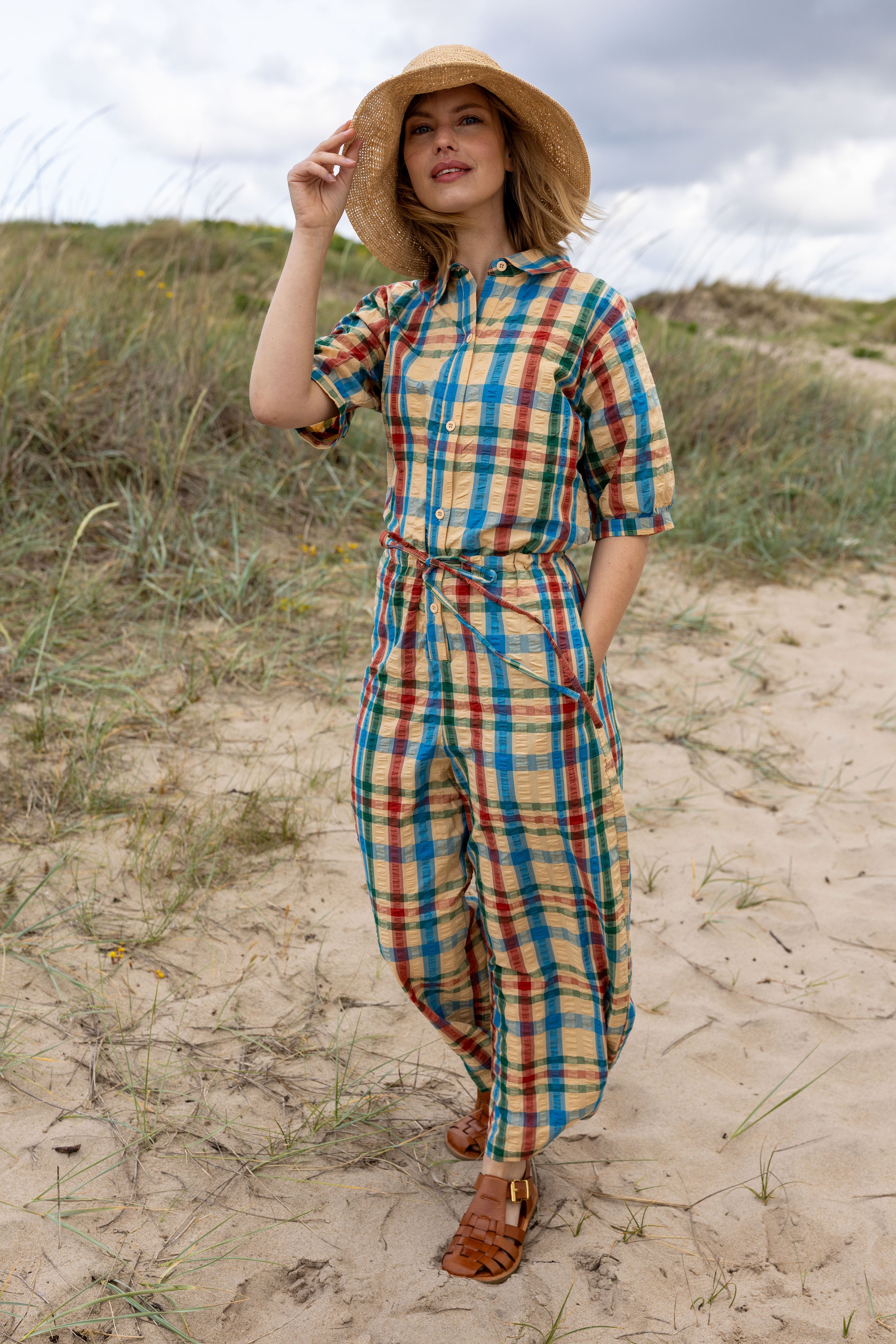 Danefruit Jumpsuit - Check