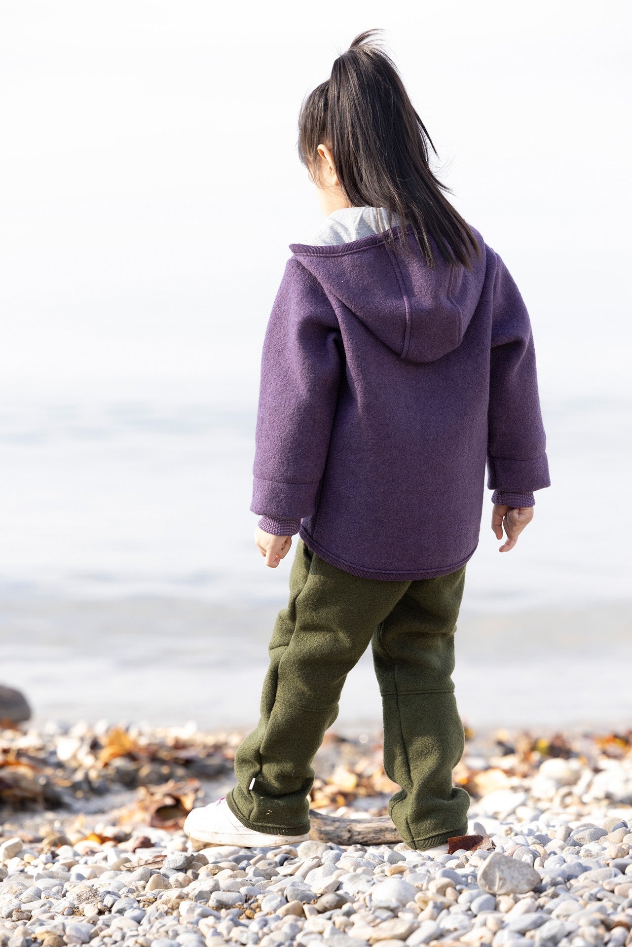 Walk-Jacke - Aubergine