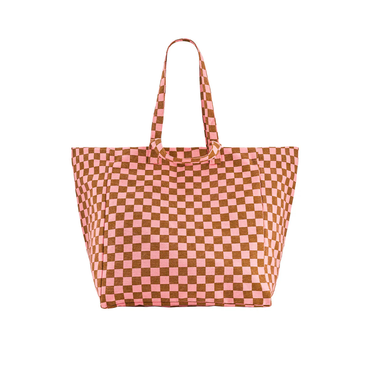 Shopper Elisabeth Check - Strawberry
