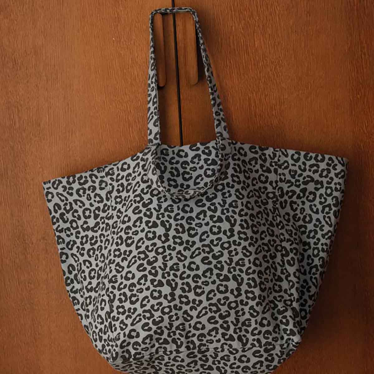 Shopper Elisabeth Leopard - Blau