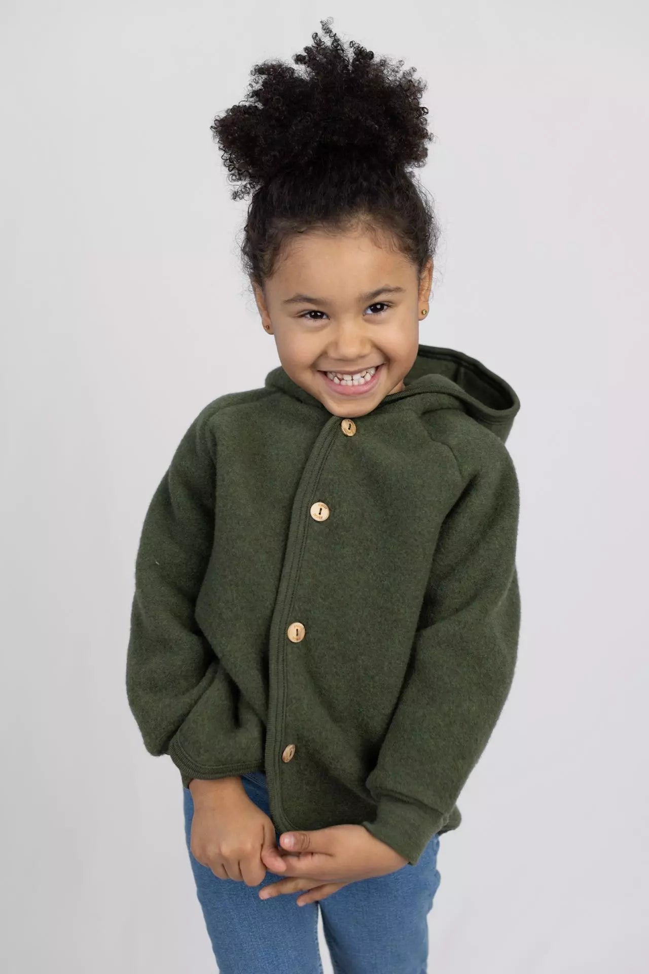 Merino Jacke - Schilf