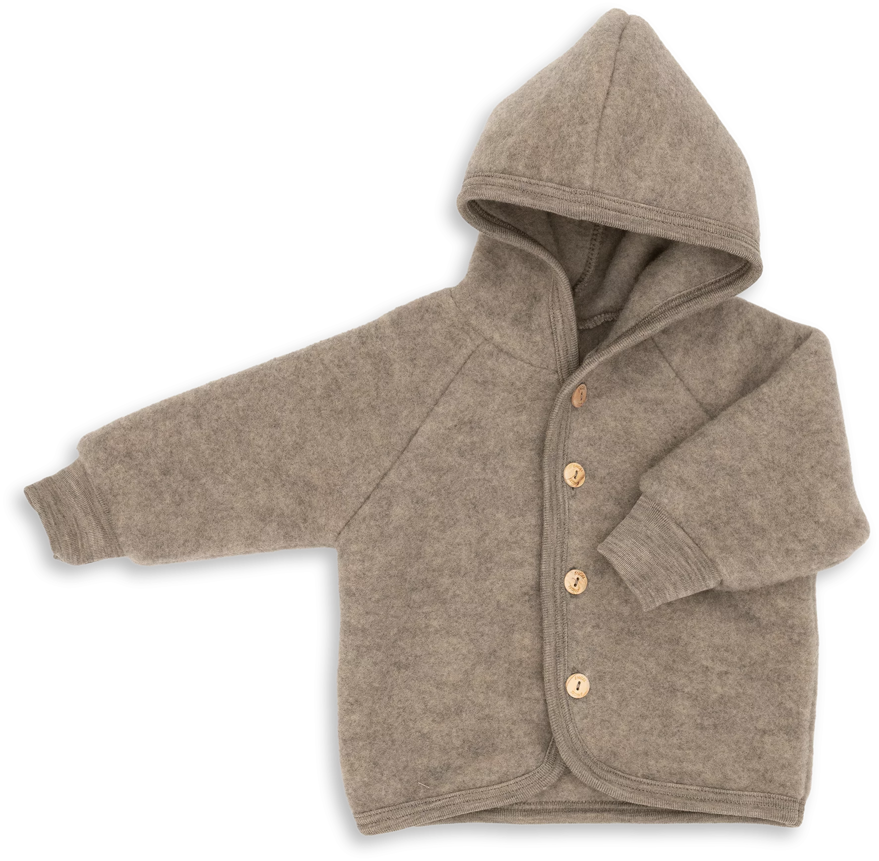 Merino Jacke - Walnuss
