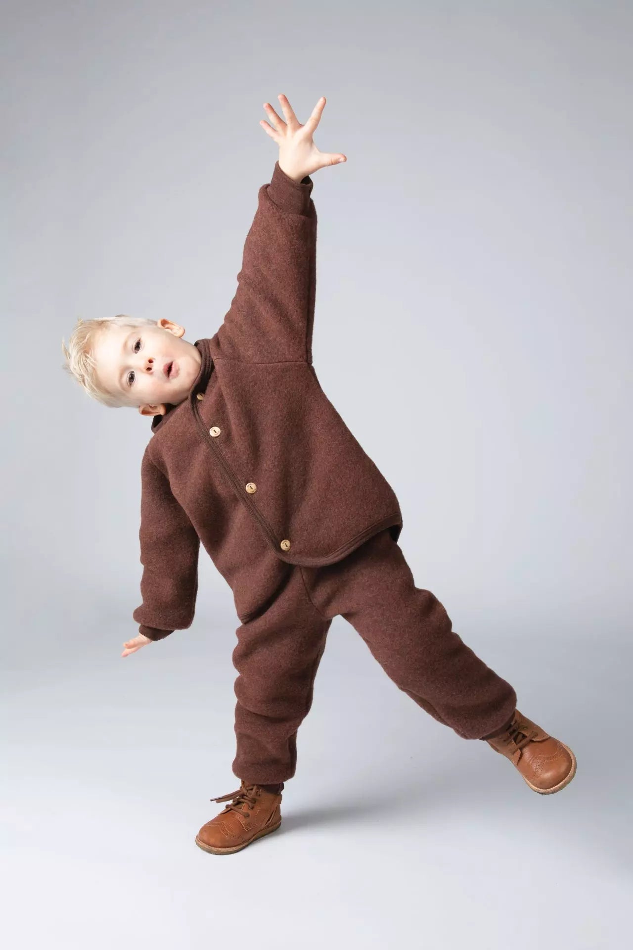 Merino Jacke - Zimt