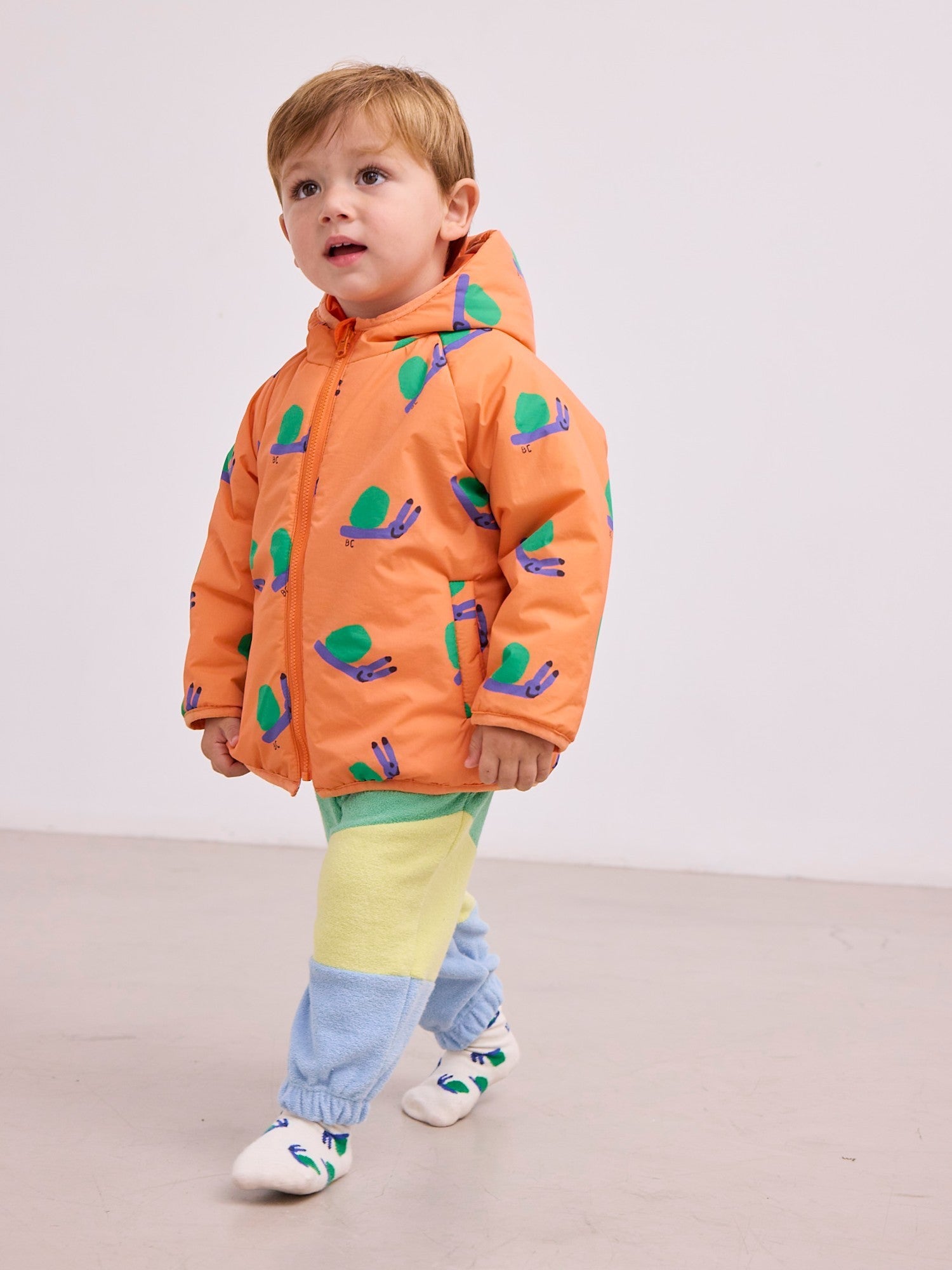 Green Color Block Jogging Pants