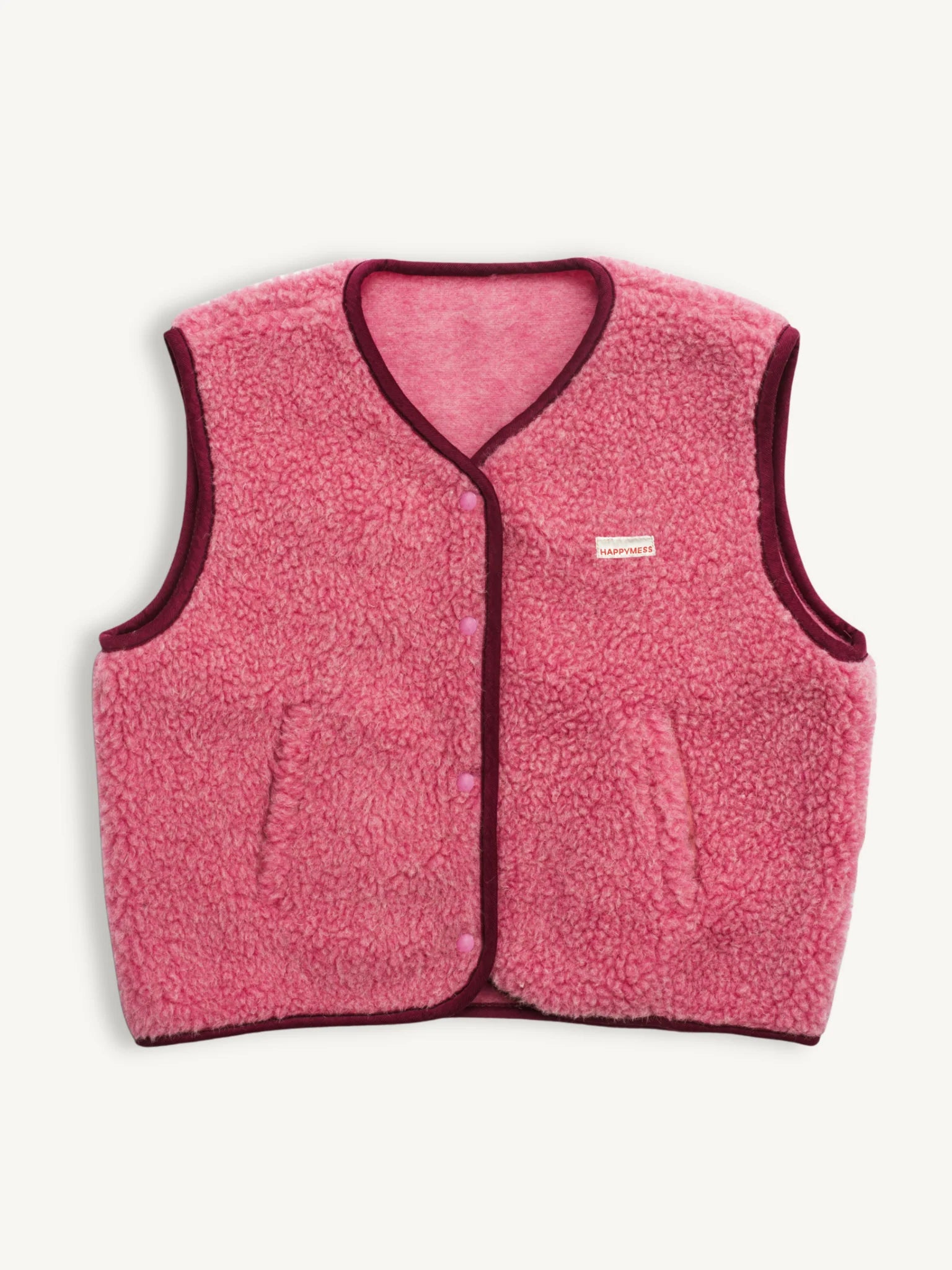 Merino Vest - Dusty Pink