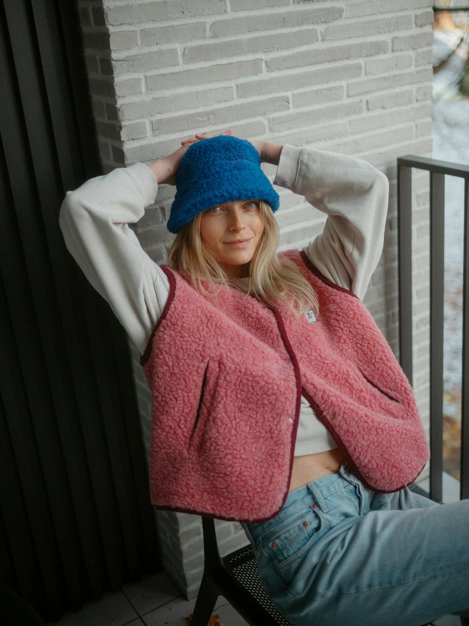 Merino Vest - Dusty Pink