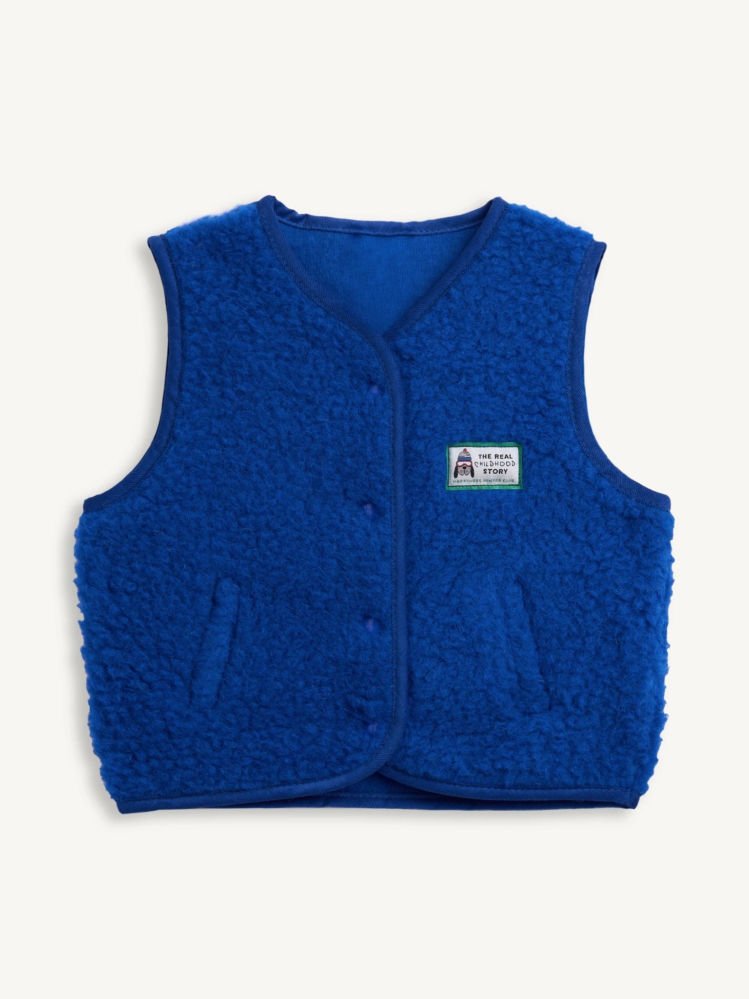 Merino Weste Kids - Cobalt