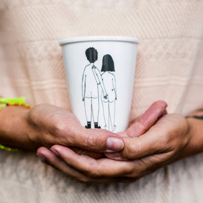Cup -  Naked Couple Back