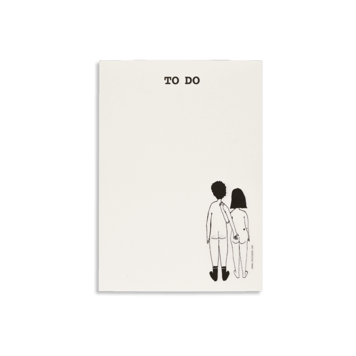 Note Pad - Naked Couple