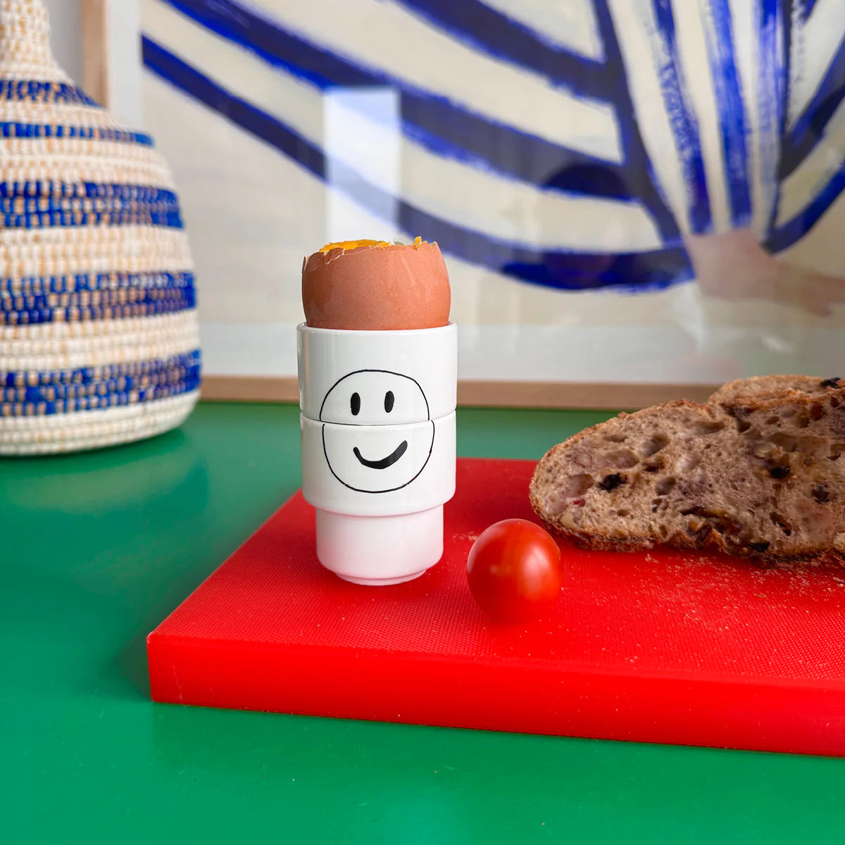 Stackable Egg Cup - Smiley