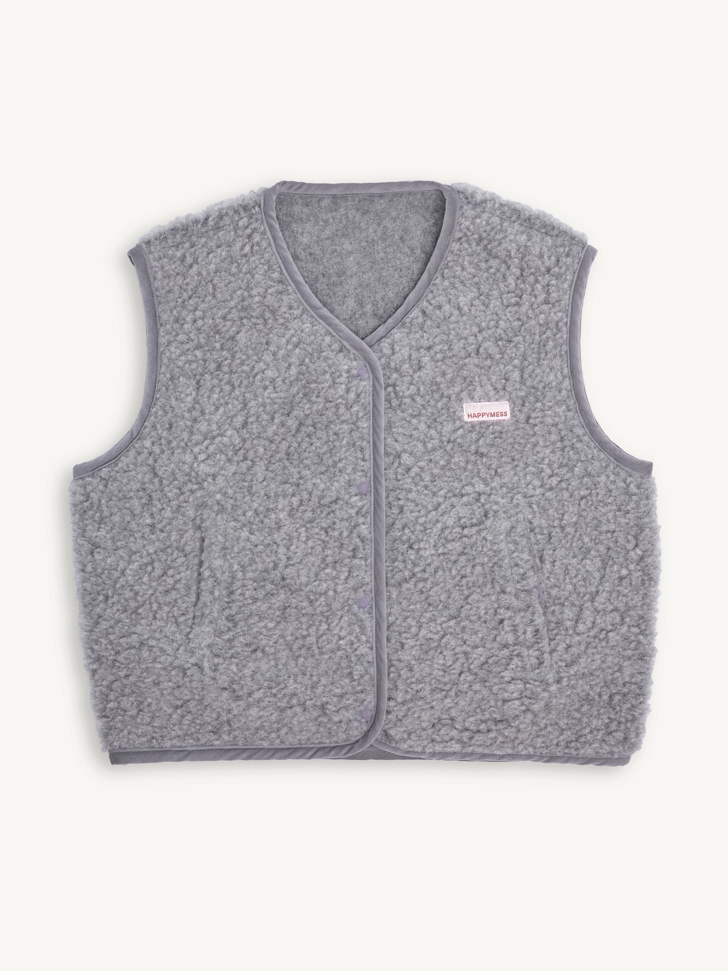 Merino Vest - Grey
