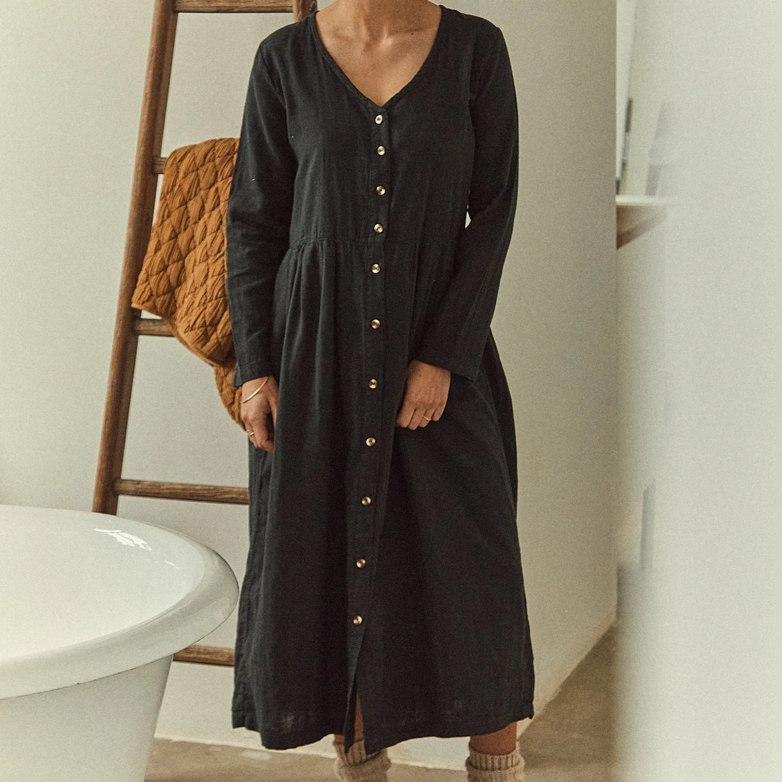 Ipomee Dress - Pirate Black