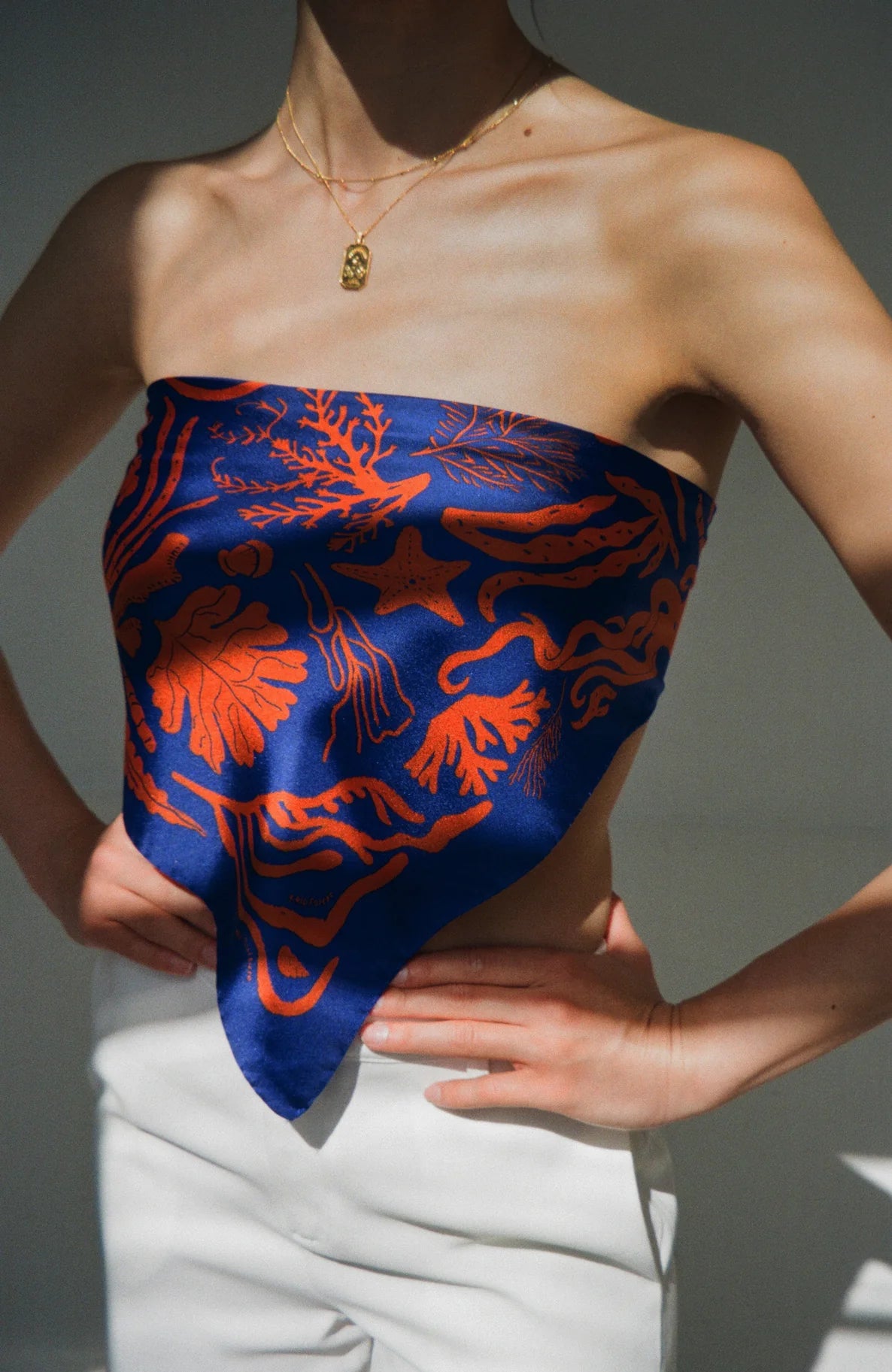 Kelp Forest Seidenfoulard