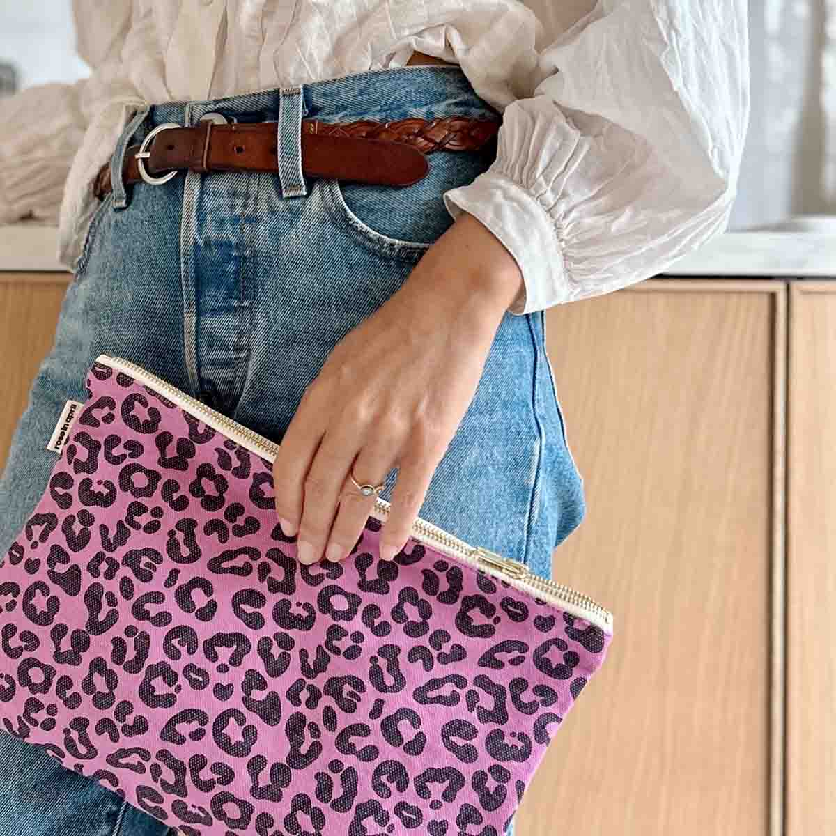 Pouch Lili Leopard - Orchid