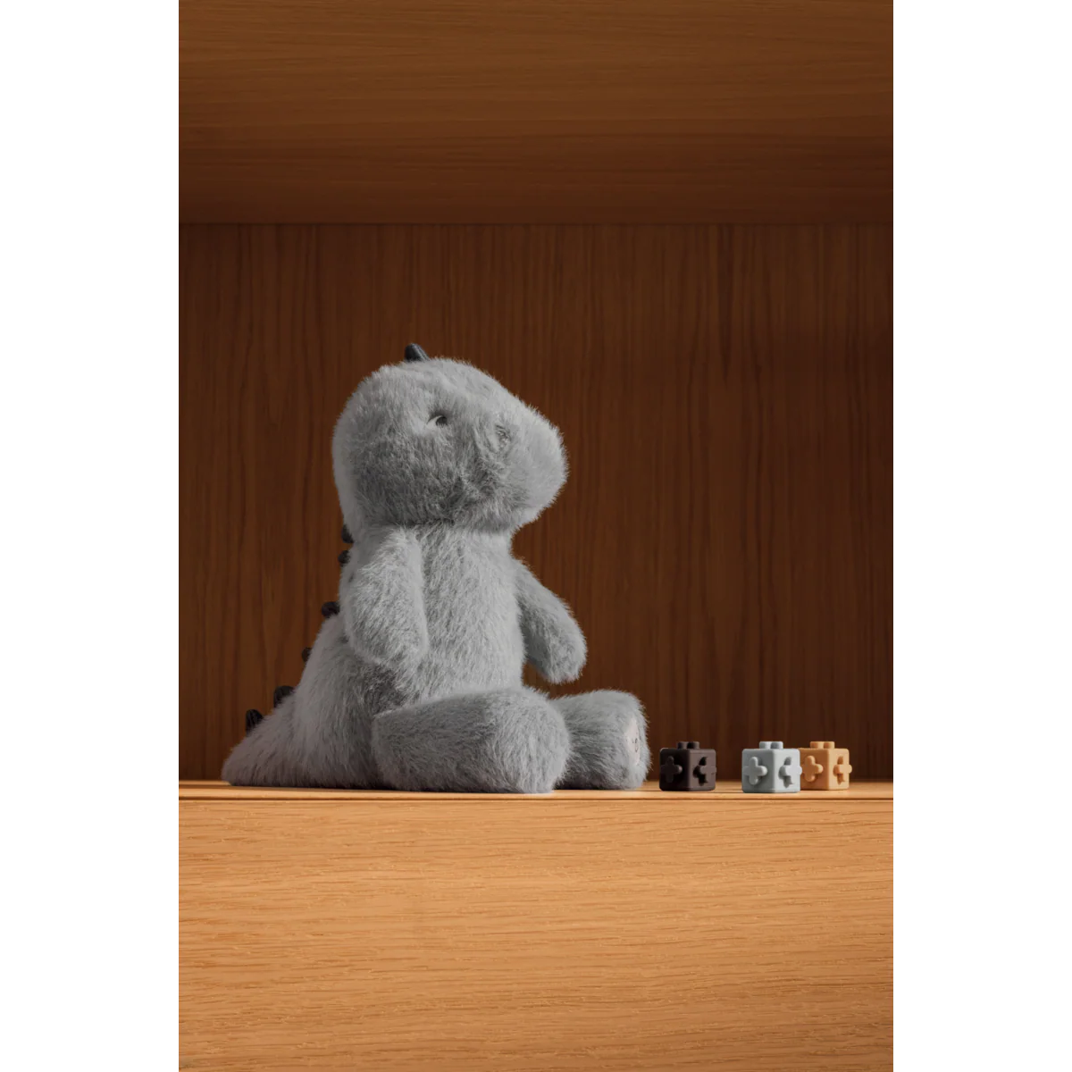Binnie Stegosaurus Teddy - Blue fog