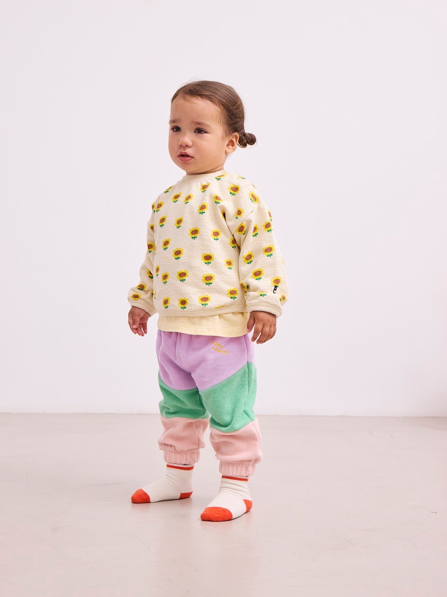 Lila Color Block Jogging Pants