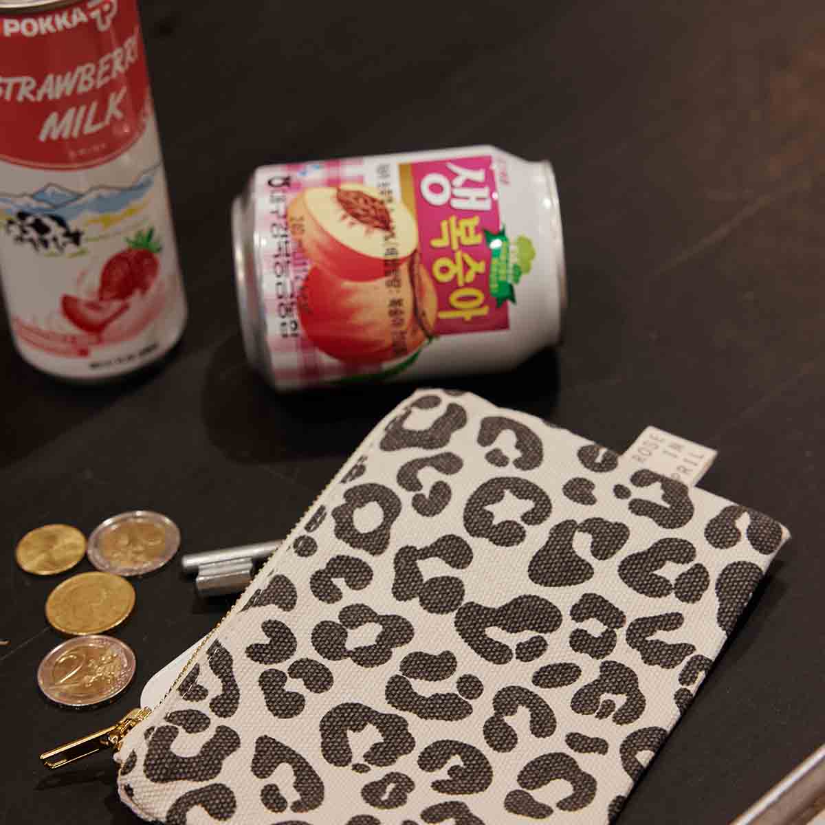 Purse Marie Leopard - Greige