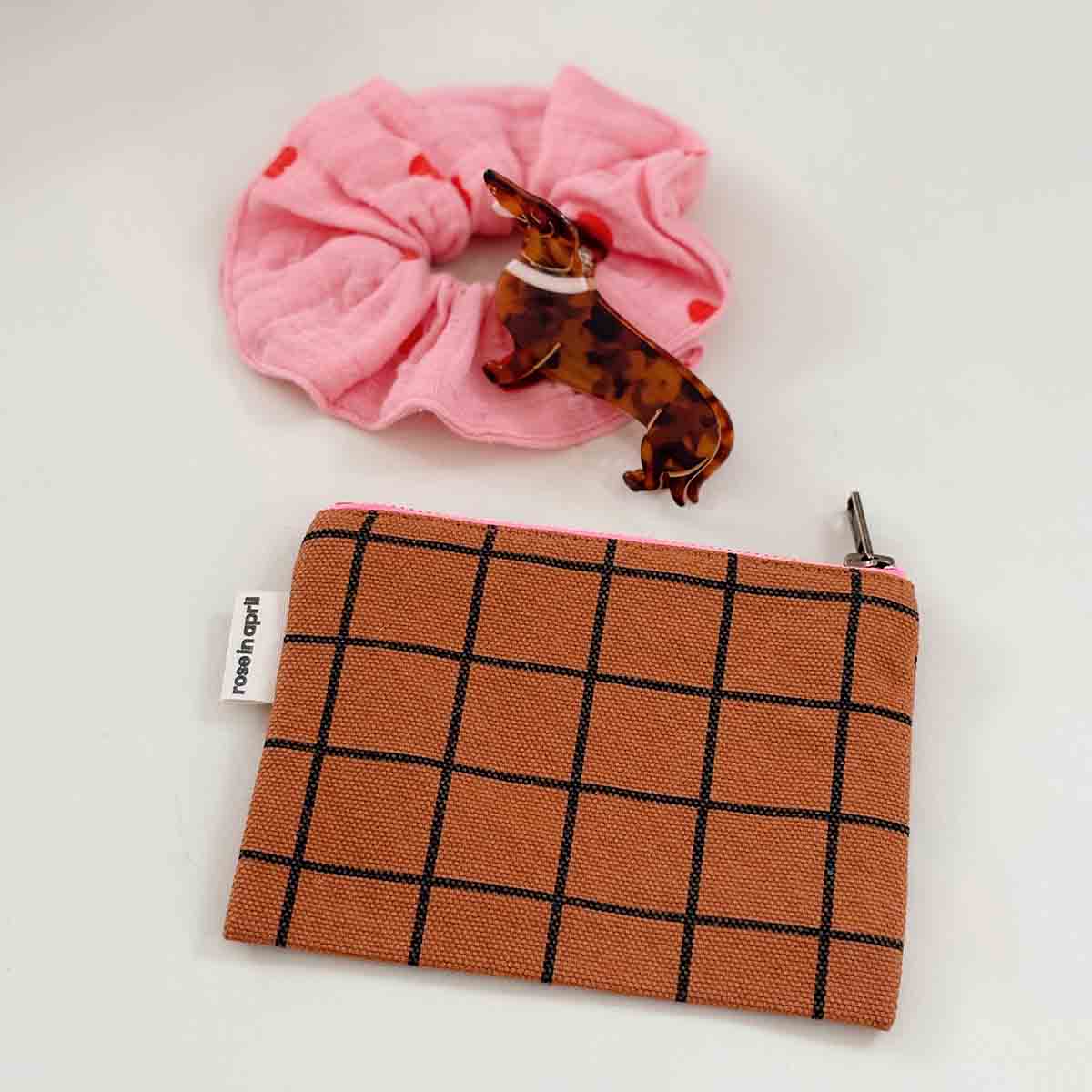 Purse Marie - Check Ginger