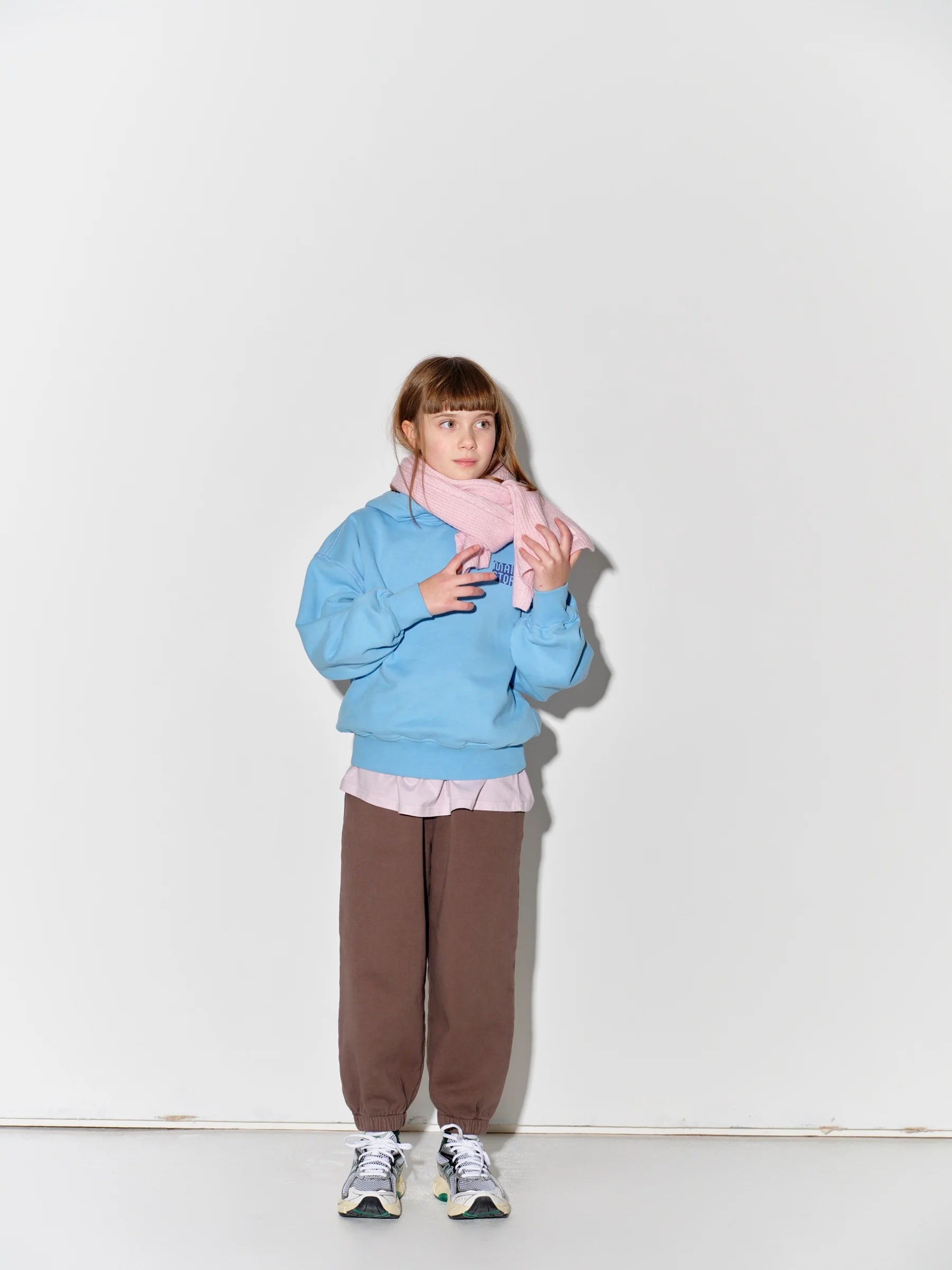 Rib Scarf - Pale Pink