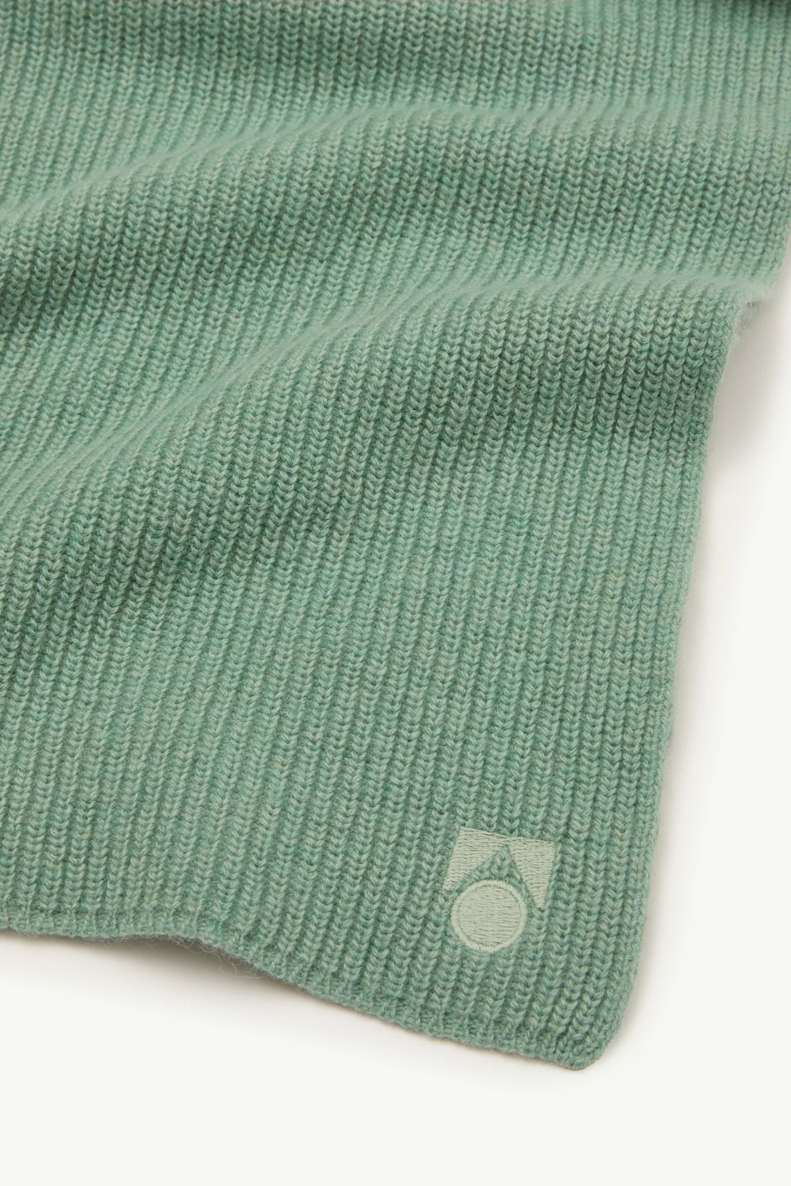 Rib Scarf - Sea Green