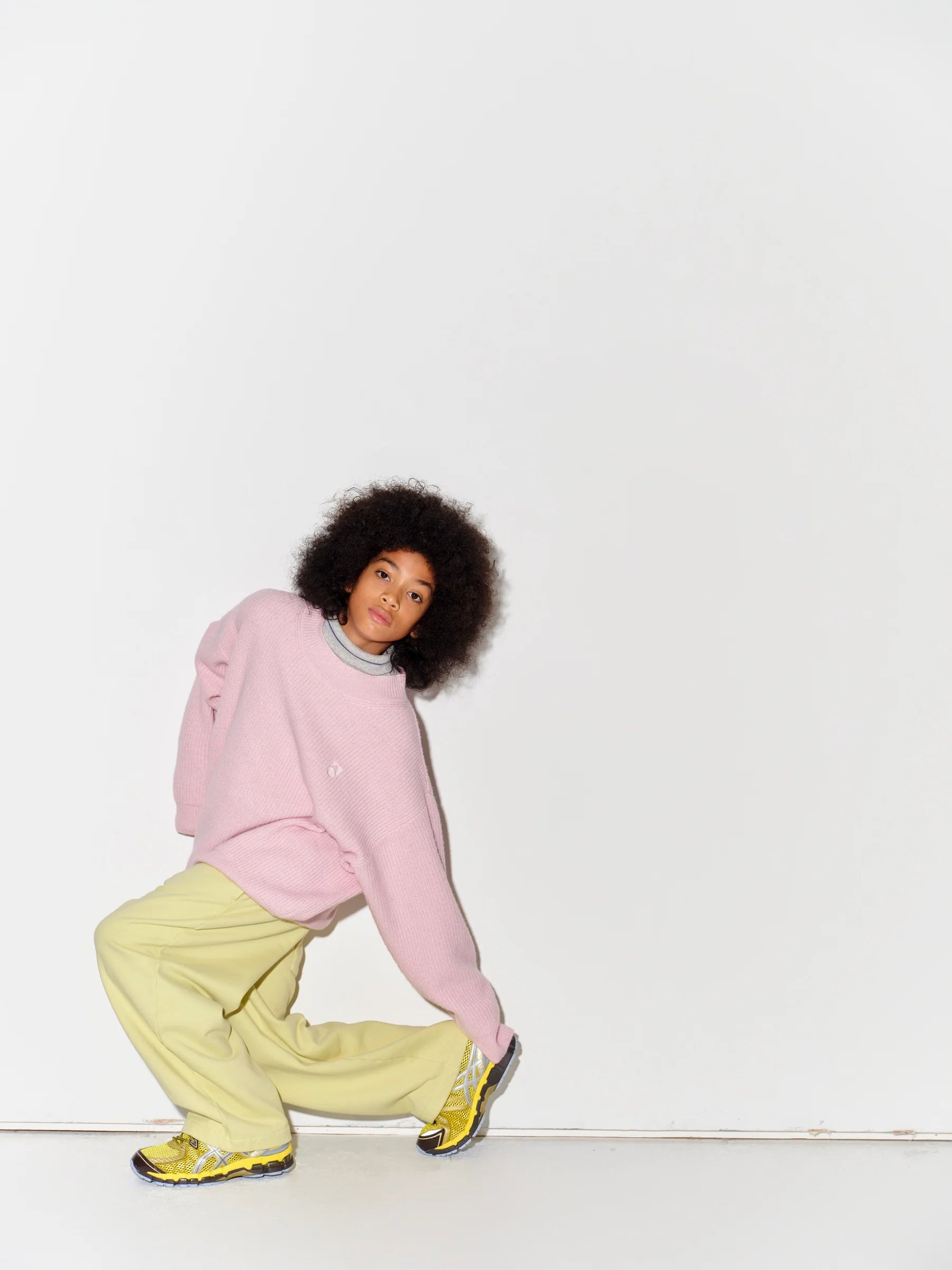 Rib Sweater - Pale Pink