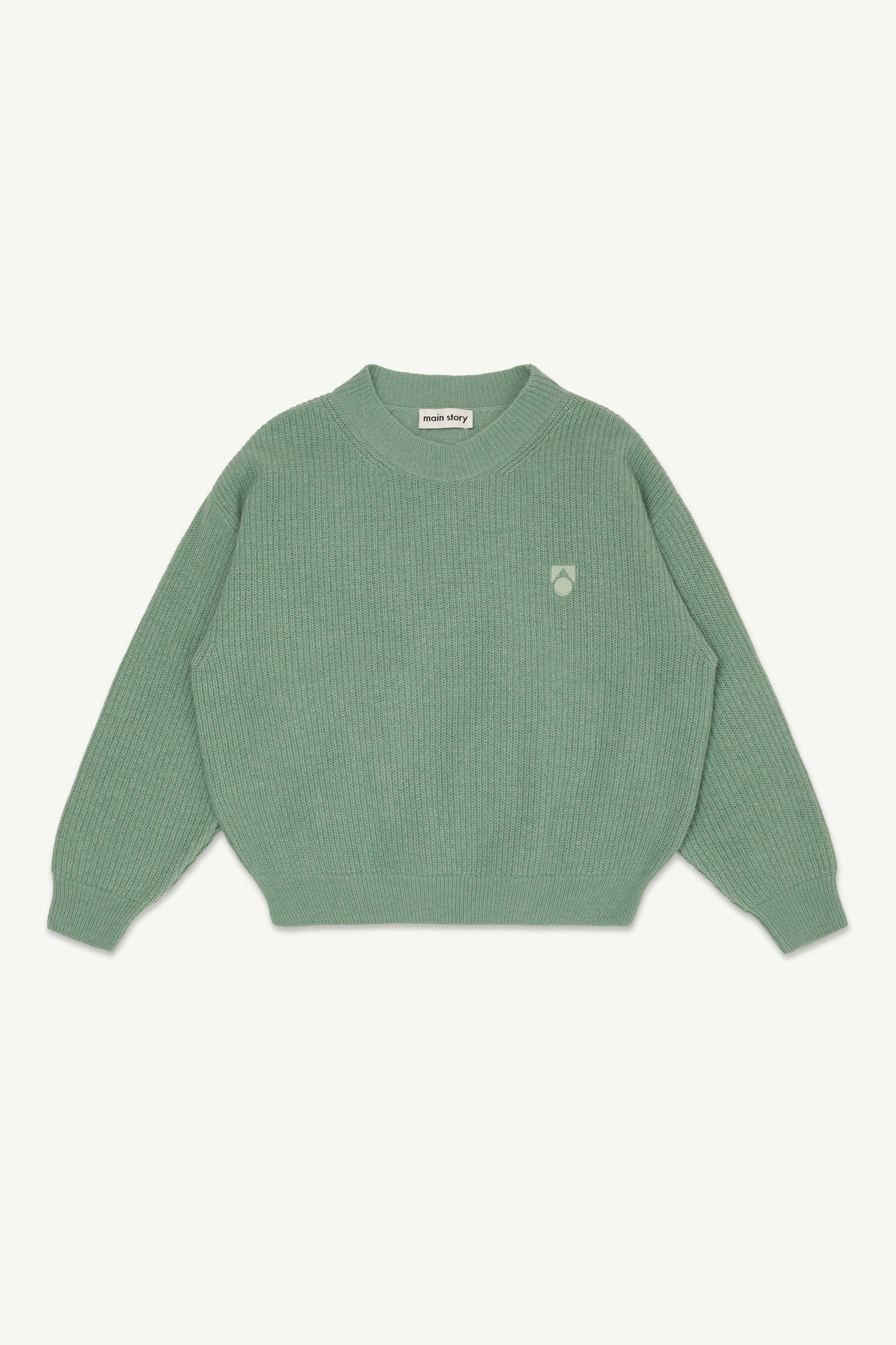 Rib  Sweater - Sea Knit