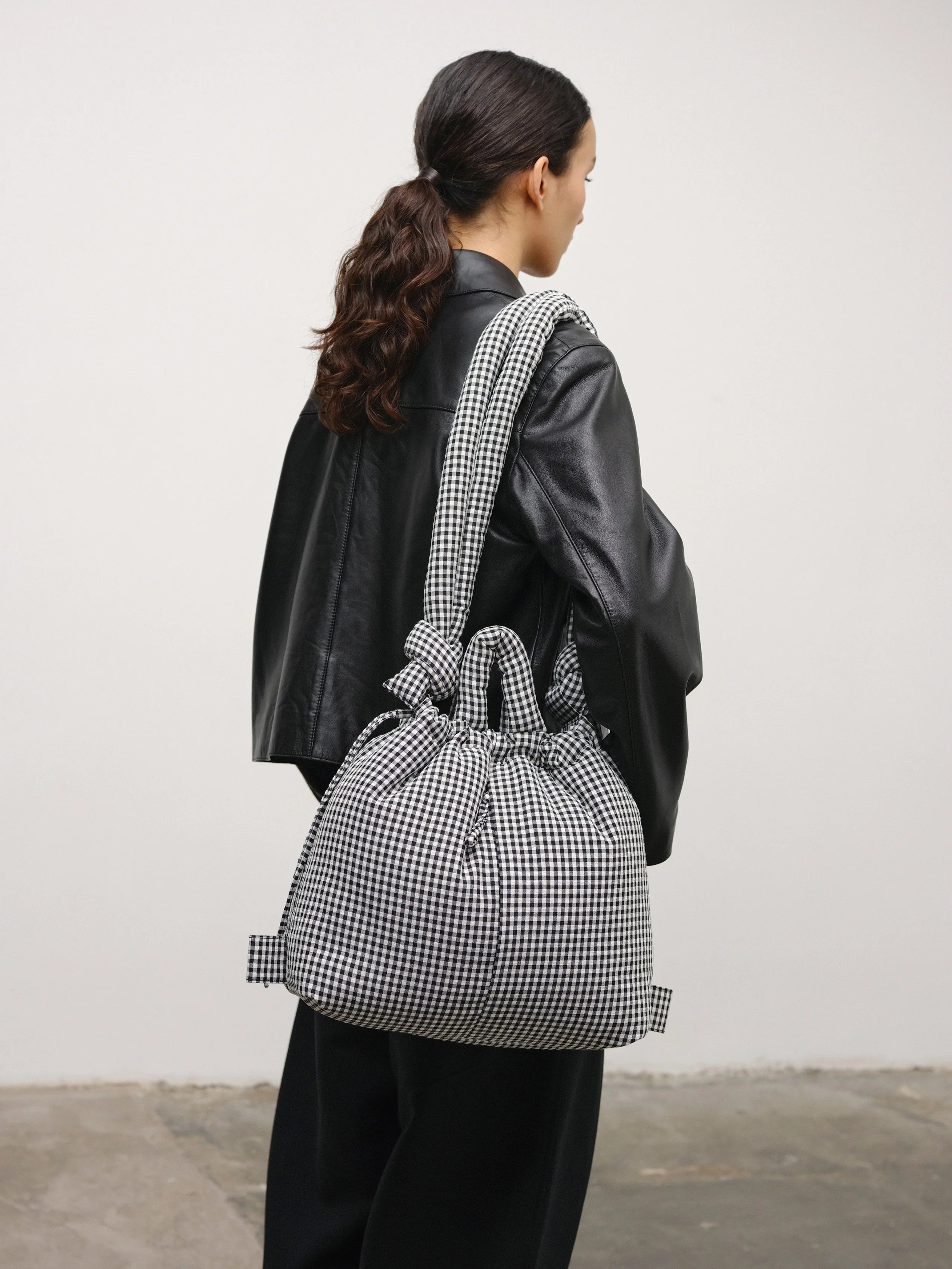 Ona Soft Bag - Vichy Black